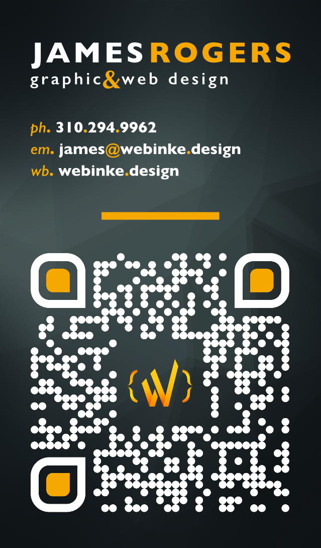 webinke design bcard back